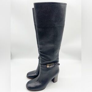 Tory Burch Elegant black leather boots